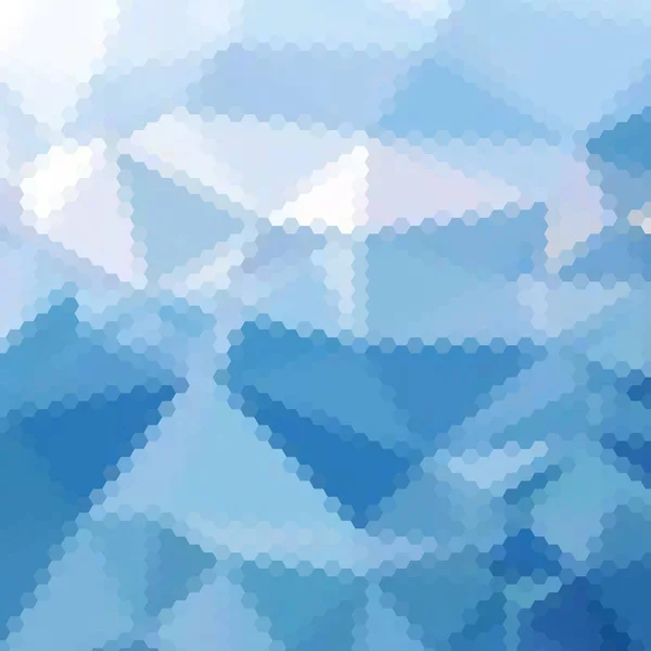 Beau Fond Hexogonal Couleur Bleu Clair Illustration Vectorielle Motif Polygonal — Image vectorielle