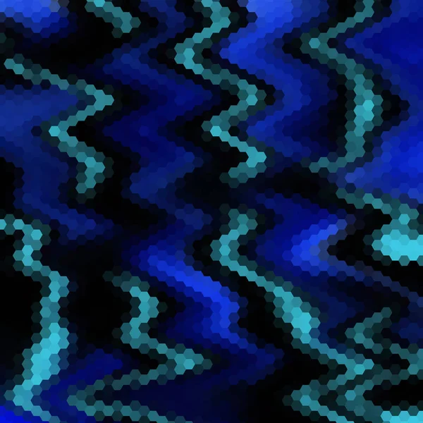 Fond Hexagonal Vectoriel Illustration Abstraite Geometric Blue — Image vectorielle