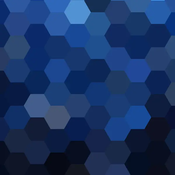 육각형 기하학적 파란색 — 스톡 벡터