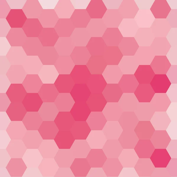 Fond Hexagonal Motif Modèle Papier Peint Hexagonal Rose Illustration Vectorielle — Image vectorielle