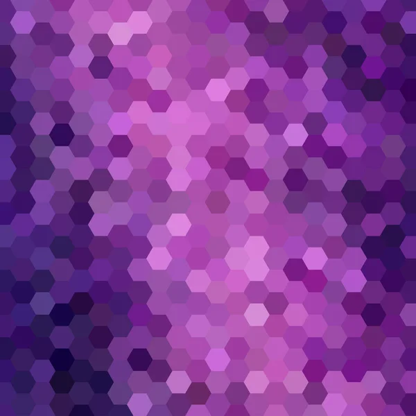 Fond Géométrique Violet Style Polygonal Disposition Échantillon Hexagons — Image vectorielle