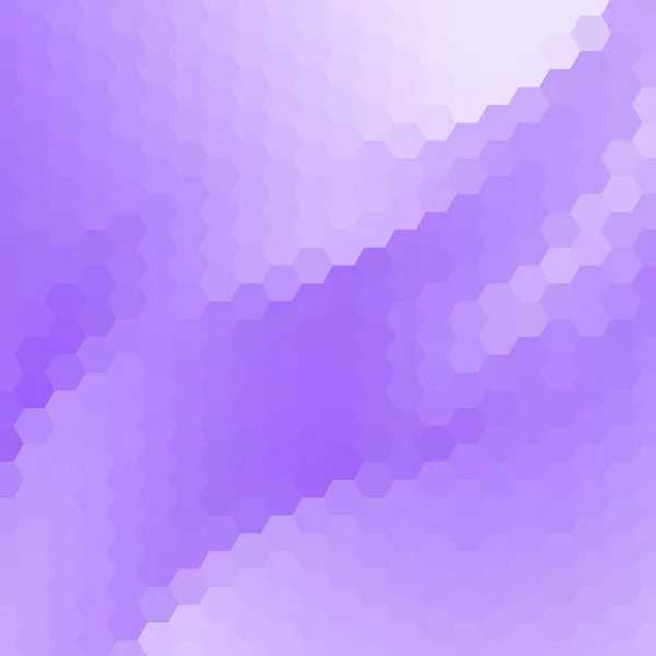 Fond Géométrique Violet Illustration Hexagons Style Polygonal — Image vectorielle