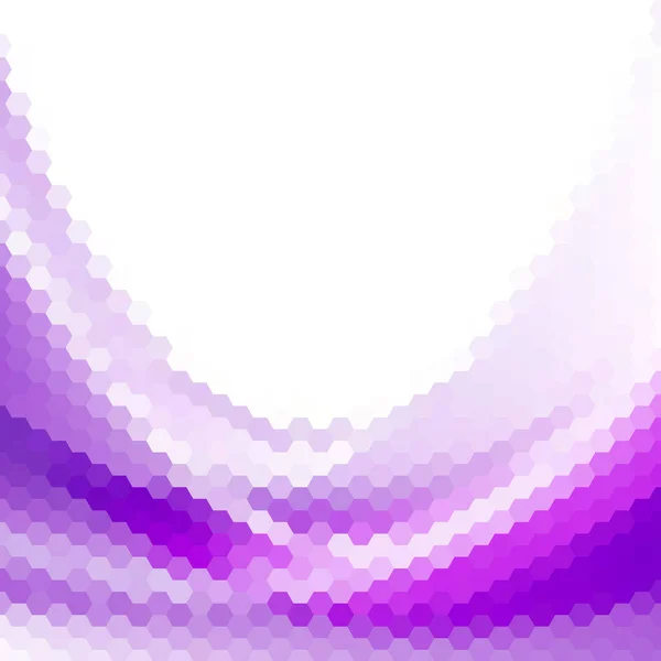 Fondo Vectorial Hexágono Púrpura Imagen Geométrica Estilo Poligonal — Vector de stock