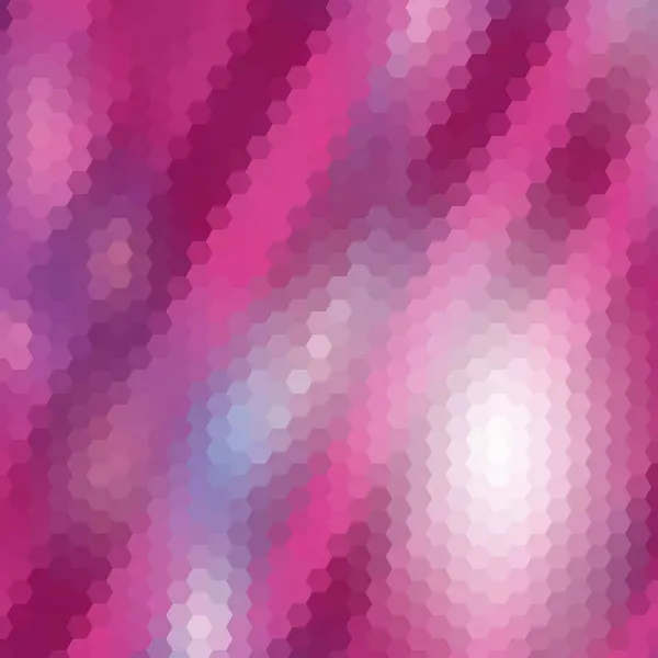 Modèle Abstrait Composé Hexagones Roses Fond Vecteur Nid Abeille — Image vectorielle