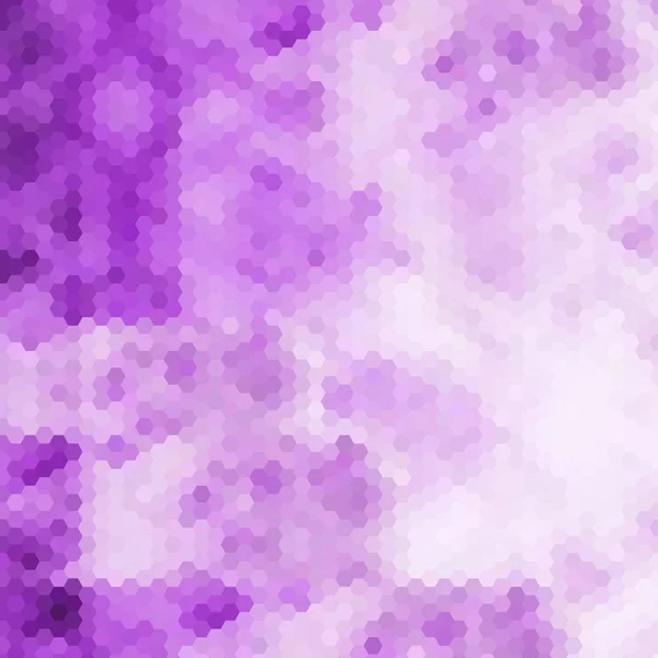 Körniges Muster Aus Violetten Sechsecken Wabenvektorhintergrund — Stockvektor