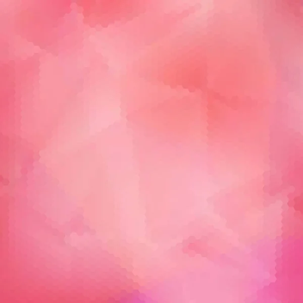 Абстрактный Рисунок Состоящий Розовых Шестиугольников Векторный Фон Сотовой Связи — стоковый вектор