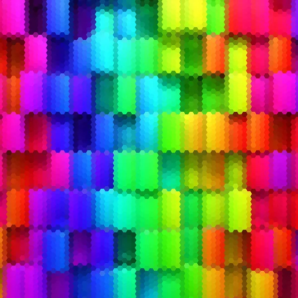 Modèle Hexagonal Vectoriel Couleur Fond Abstrait Géométrique Avec Des Éléments — Image vectorielle