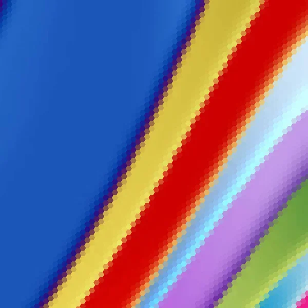 Abstrakter Vektorhintergrund Geometrisches Bild Polygonaler Stil Beige Pixel Farbsechseck — Stockvektor