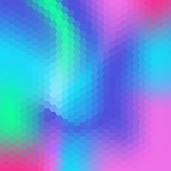 Color Hexagon Background Design Element Geometric Image — Stock Vector