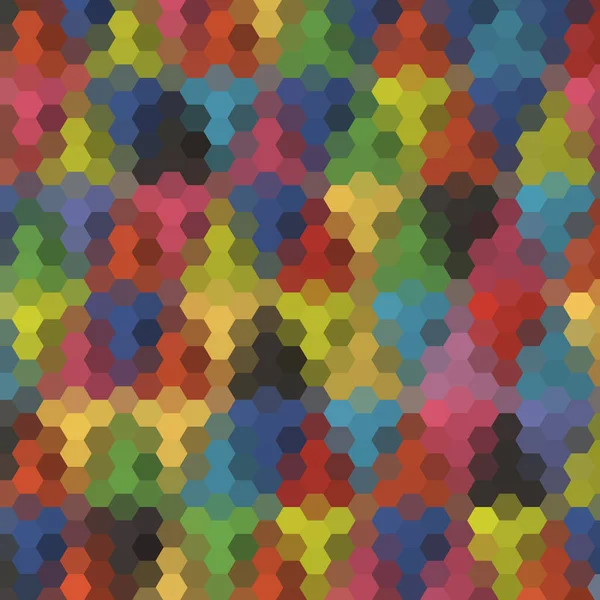 Farbiger Sechseck Hintergrund Polygonaler Stil Präsentationslayout — Stockvektor