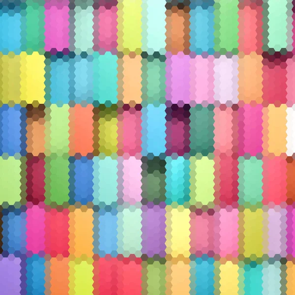 Groene Achtergrond Zeshoek Patroon Sjabloon Kleur Zeshoek Behang Vector Illustratie — Stockvector