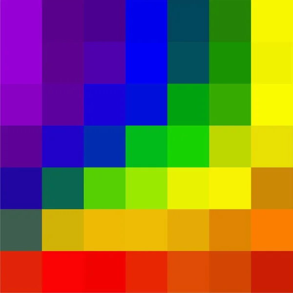 多角形风格的色彩背景 广告版图的矢量说明 彩色像素 — 图库矢量图片
