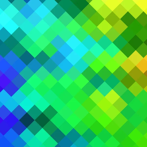 Beautiful Yellow Orange Color Pixel Background Raster Copy Illustration Polygonal — Stock Vector