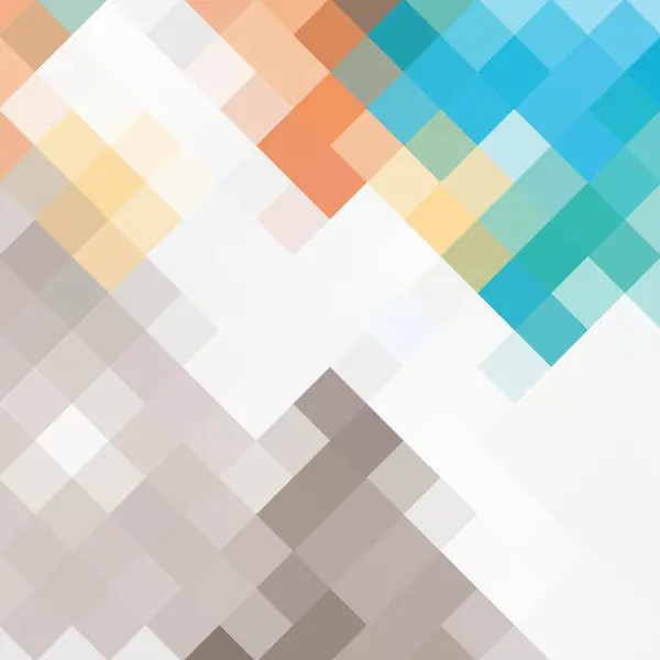 Sfondo Pixel Colorato Immagine Geometrica Astratta Elemento Design — Vettoriale Stock