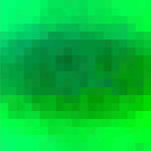 Green Pixel Background Presentation Template Vector Background — Stock Vector