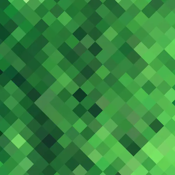 Padrão Fundo Pixel Verde Padrão Ilustração Vetorial — Vetor de Stock