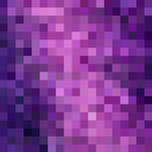 Abstrakt Lila Pixel Bakgrund Ram Med Tomt Utrymme För Text — Stock vektor