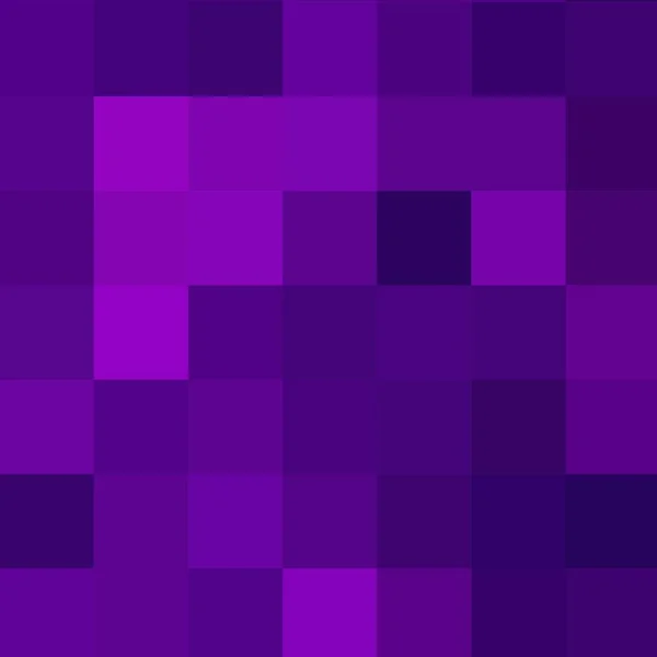 ベクトル紫色のピクセルパターン 単純なピクセル要素を持つ幾何学的抽象的背景 技術又は科学の設計 — ストックベクタ