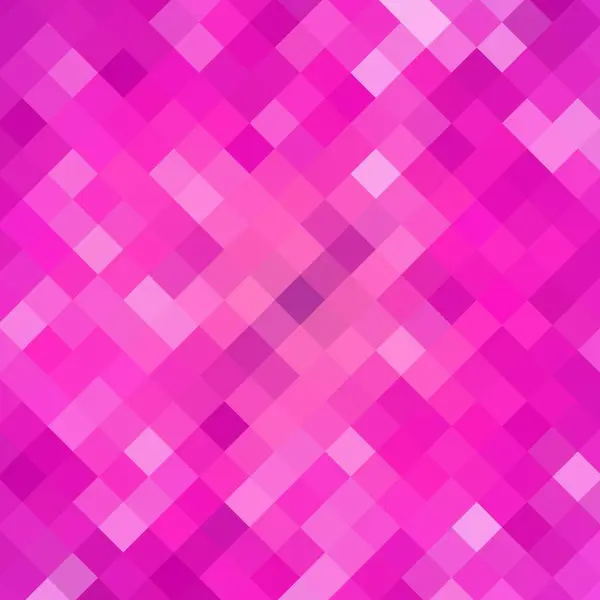 Fond Géométrique Rose Illustration Vectorielle Style Polygonal Pixel — Image vectorielle