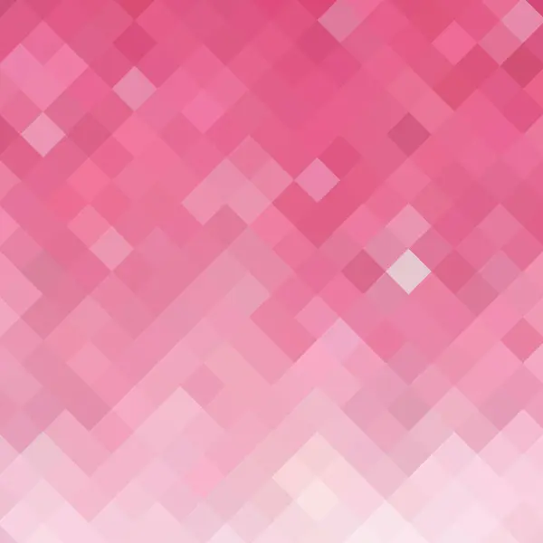 Rózsaszín Geometriai Háttér Vektor Illusztráció Poligonális Stílusú Pixel — Stock Vector