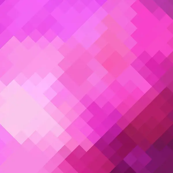 多角形のスタイルでの色背景 広告レイアウトのベクトル図 ピンクのピクセル — ストックベクタ