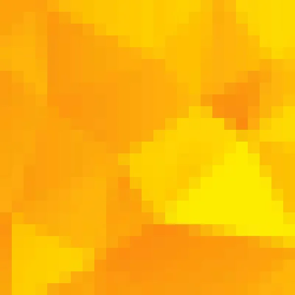 Gele Pixel Achtergrond Vector Sjabloon Voor Een Presentatie — Stockvector