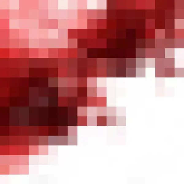 Красный Пиксельный Фон Векторная Графика Шаблон Презентации — стоковый вектор