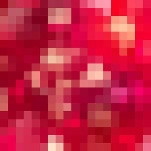 Czerwone Tło Piksela Wzór Sześciokątna Tapeta Ilustracja Wektora Eps — Wektor stockowy