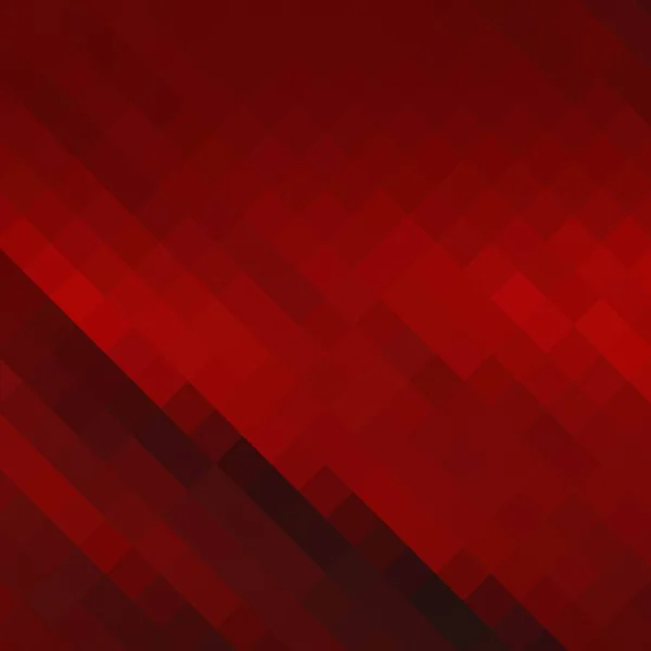 Streszczenie Czerwonego Piksela Ilustracja Geometryczna — Wektor stockowy
