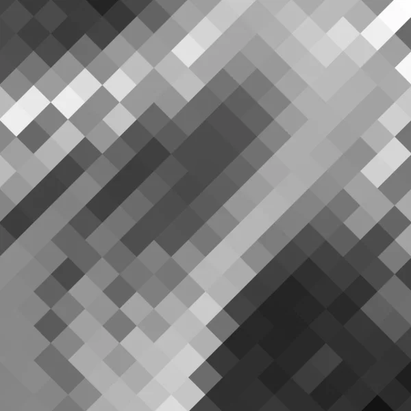 Geometrisk Bakgrund Presentationsmall Vektorbakgrund Polygonal Stil Mosaik Grå Pixel — Stock vektor