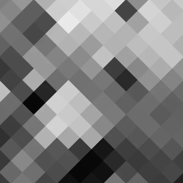 Grå Pixel Bakgrund Abstrakt Illustration Mall För Presentation — Stock vektor