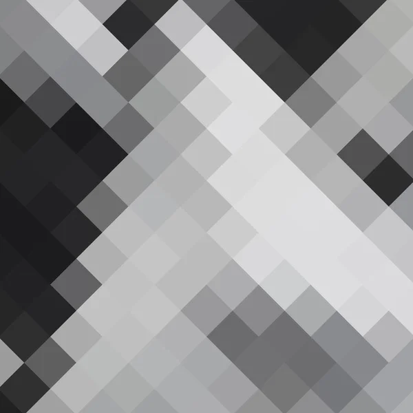 Abstrakt Grå Pixel Bakgrund Polygonal Stil Vektor Geometrisk Illustration — Stock vektor