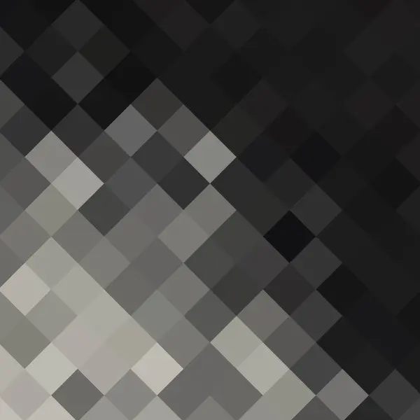 Fond Pixel Noir Élément Design Image Géométrique — Image vectorielle