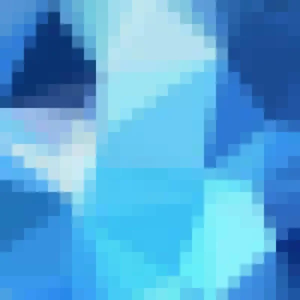 青いピクセルの背景 デザイン要素 プレゼンテーションテンプレート — ストックベクタ