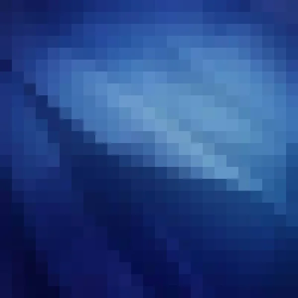 青いピクセルからの抽象的な背景 多角形のスタイル 幾何学的背景 — ストックベクタ