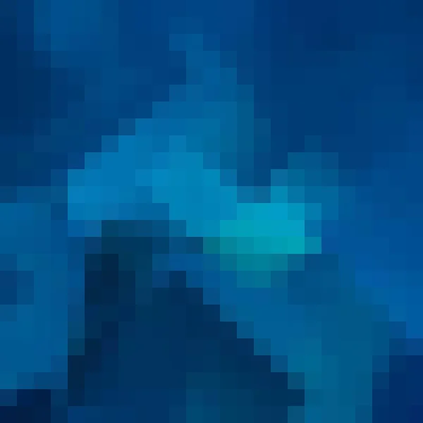 Abstraktní Pozadí Modrého Pixelu Polygonální Styl Geometrické Pozadí — Stockový vektor