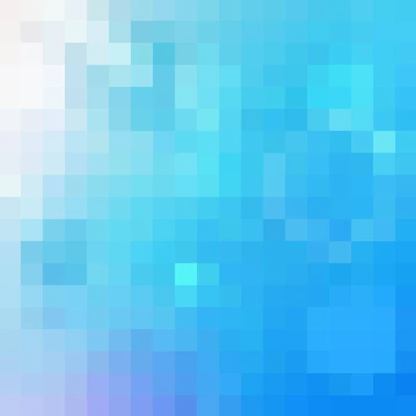 Blue Pixel Background Presentation Template Vector Background — Stock Vector