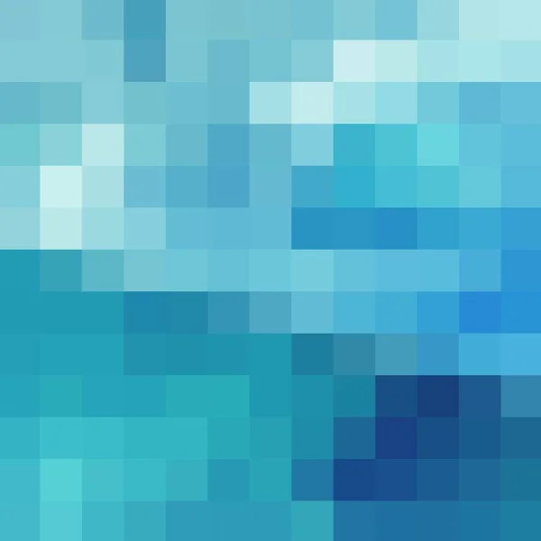 Blauwe Pixel Achtergrond Geometrische Achtergrond Banner Monstername — Stockvector