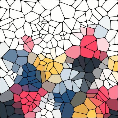 Çakıl taşlarının renk arkaplanı. Sunum için soyut vektör şablonu.