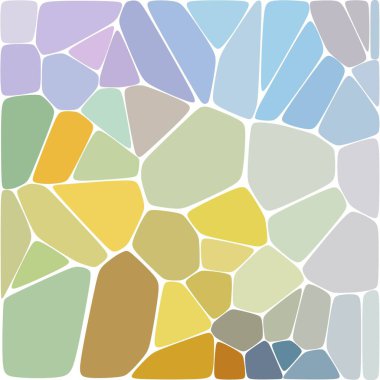 Soyut geometrik üçgenler fütüristik teknoloji arka planı. Çizim vektörü. Renkli çakıl taşları.