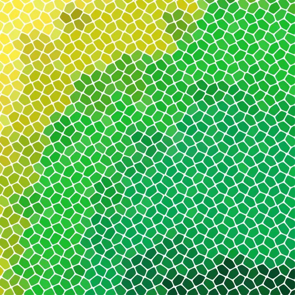 Grüner Und Gelber Hintergrund Bestehend Aus Kieselsteinen Vektorschablone Polygonalen Stil — Stockvektor