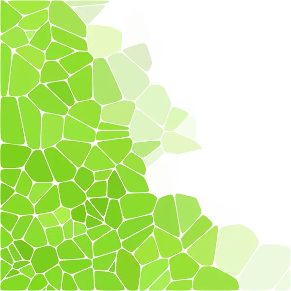 Steinplatten Pflastermuster Abstrakte Geometrische Farbenfrohe Formen Verzieren Die Vektortextur Grüne — Stockvektor