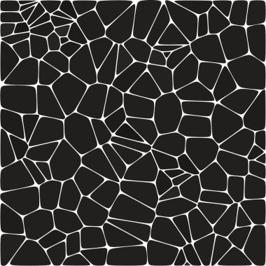 Koyu gri çakıl taşlarıyla Geometrik arka plan. Tasarım ögesi.