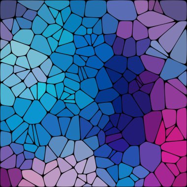 Geometrik arkaplan. Sunum şablonu. Vektör arkaplanı. Çokgen stili. Mozaik Renk çakıl taşları