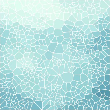 Mavi çakıl taşları. Soyut vektör arkaplanı. Sunum şablonu.