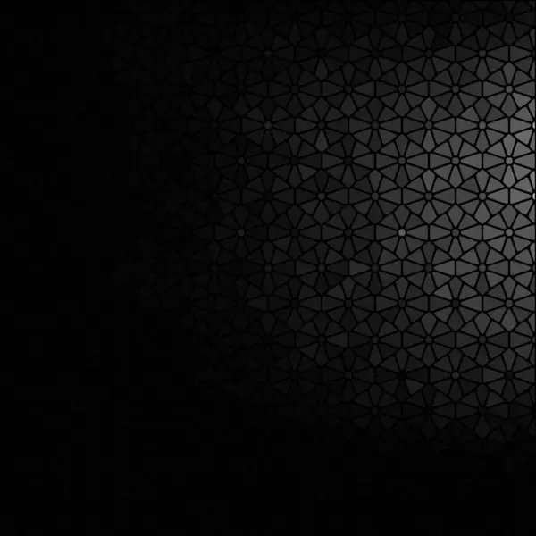 Schwarzer Hintergrund Polygonalen Stil Mosaik Kiesel Vektorhintergrund — Stockvektor