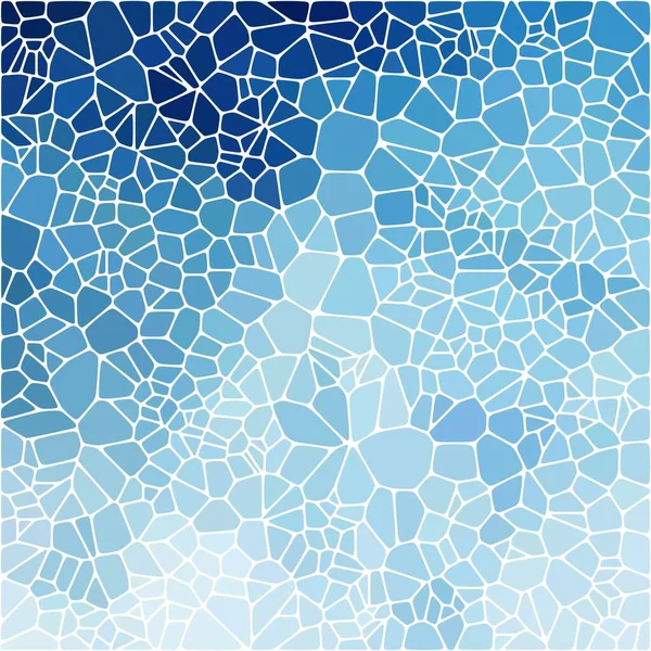 Abstraktes Gestaltungselement Modernes Einfaches Geometrisches Grafikkonzept Blaue Kieselsteine Polygonaler Stil — Stockvektor