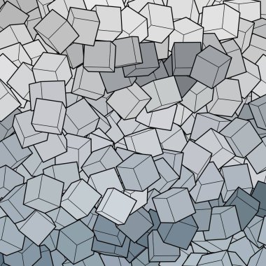 Küplerin gri arkaplanı. Arkaplan şablonu.