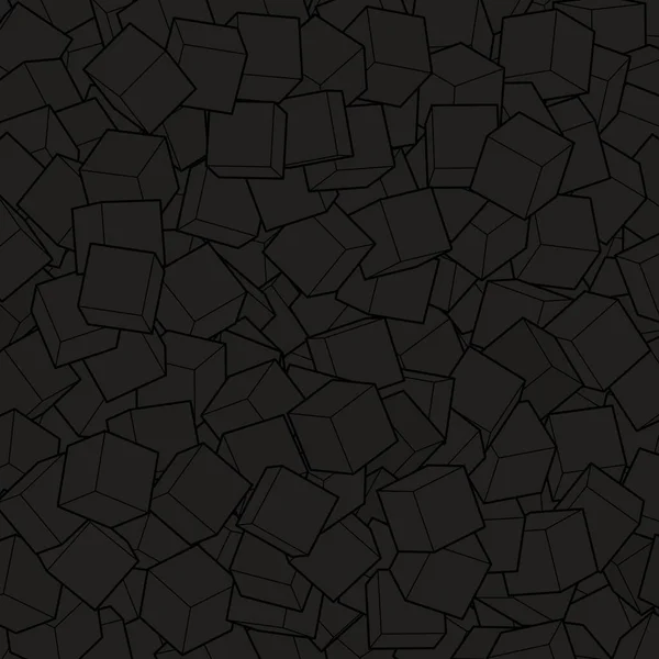 Grauer Hintergrund Aus Würfeln Polygonaler Stil Gestaltungselement — Stockvektor