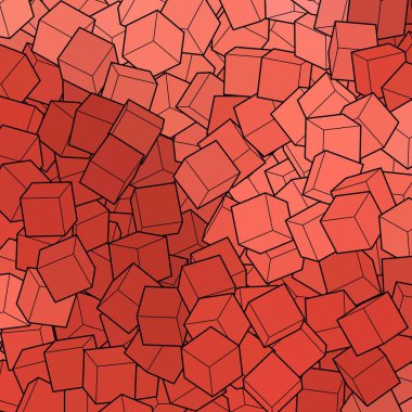 Küplerin kırmızı arka planı. Arkaplan şablonu.